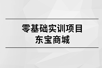 马士兵-零基础实训享目-东宝商城