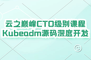 云之巅峰CTO级别课程 Kubeadm源码深度开发