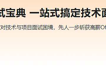 2024 Java 高分面试宝典 一站式搞定技术面&项目面