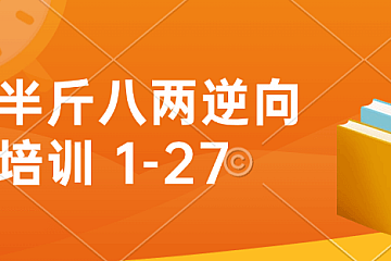 <strong>半斤八两逆向培训 1-27 </strong>