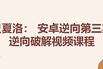 图灵2024安卓逆向第三期, 逆向破解视频课程+资料