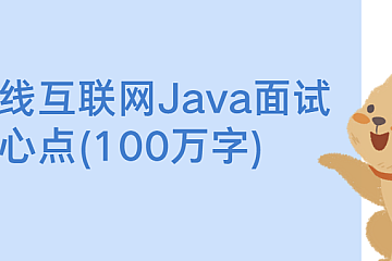 一线互联网Java面试核心点(100万字)