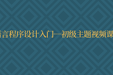 C语言程序设计入门—初级主题视频课程