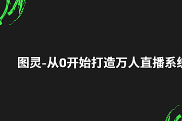 <strong>图灵-从0开始打造万人直播系统</strong>