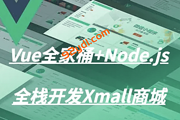 Vue全家桶+Node.js全栈开发Xmall商城